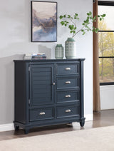 Manzanillo Armoire - Slate Blue
