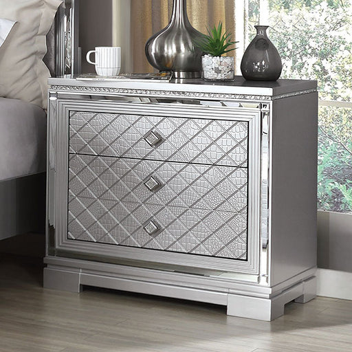 Belleterre Night Stand - Silver