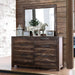 Hankinson Mirror - Rustic Natural Tone