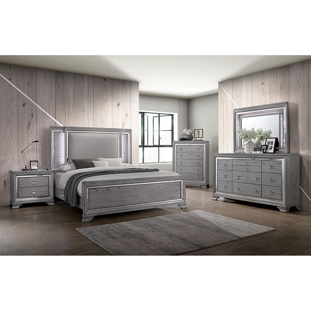 Alanis Night Stand - Light Gray