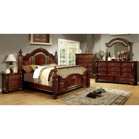 Arthur Mirror - Brown Cherry