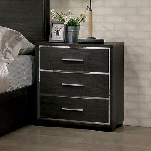 Camryn Night Stand - Warm Gray