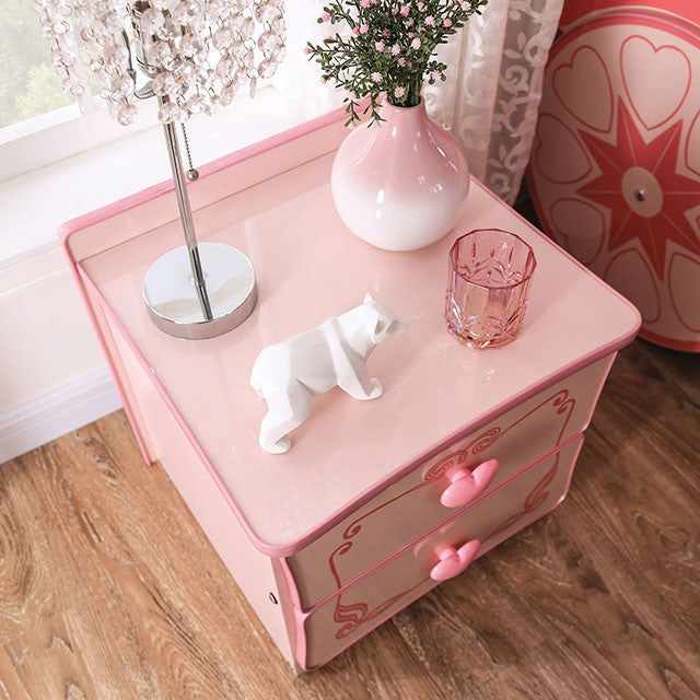 Rheanna Night Stand - Pink