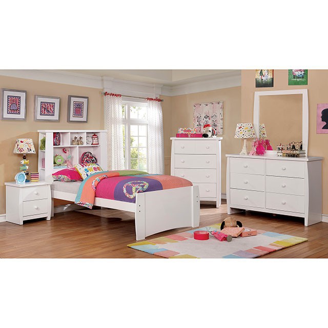 Marlee Night Stand - White