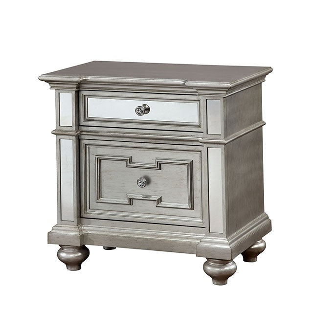 Salamanca Night Stand - Silver