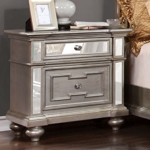 Salamanca Night Stand - Silver