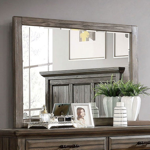 Amarillo Mirror - Light Walnut