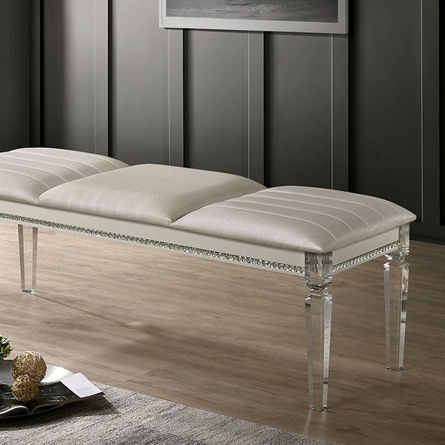 Maddie Bench - Pearl White