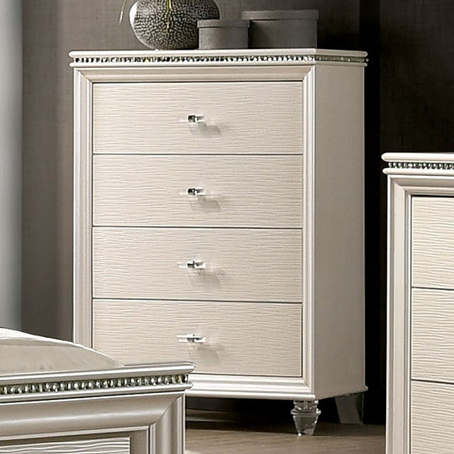 Allie Chest - Pearl White