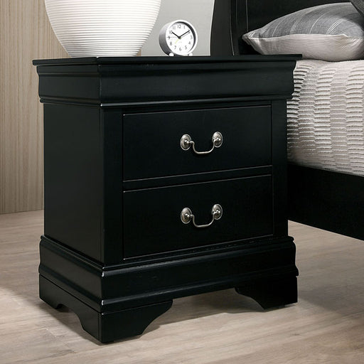 Louis Philippe Night Stand - Black