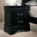 Louis Philippe Night Stand - Black
