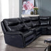 Braylee Power Sectional - Dark Navy