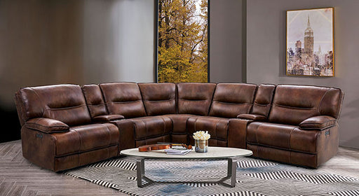 Louella Power Sectional - Brown