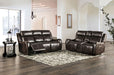 Barclay Power Sofa - Dark Brown
