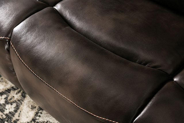 Barclay Power Sofa - Dark Brown