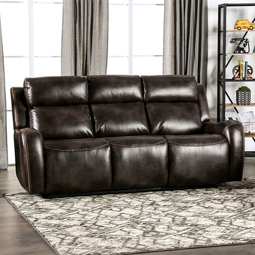 Barclay Power Sofa - Dark Brown