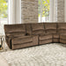 Cerelia Power Sectional - Brown