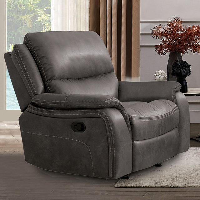 Henricus Glider Recliner - Dark Gray