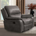 Henricus Glider Recliner - Dark Gray