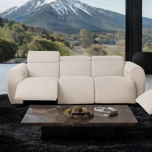 Thaddea Power Sofa - White