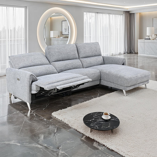 Brande Power Sectional, Right Chaise - Gray