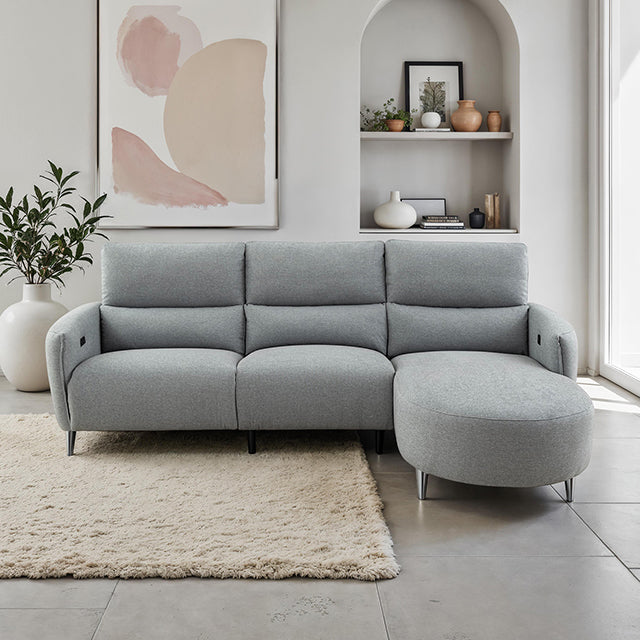 Galten Power Sectional - Gray / Power Sectional (CM9942GY-SECT-PM-R)