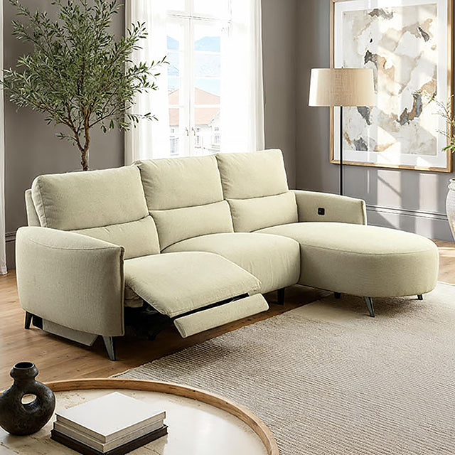 Galten Power Sectional - Latte / Power Sectional (CM9942LB-SECT-PM-R)