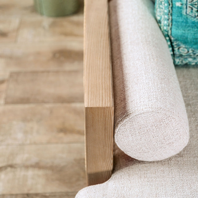Alesund Sofa - Light Oak/Beige