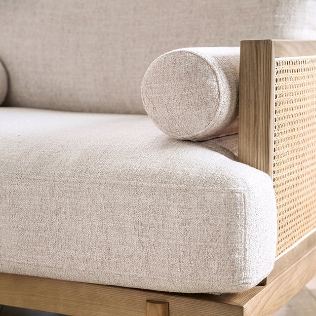 Alesund Sofa - Light Oak/Beige