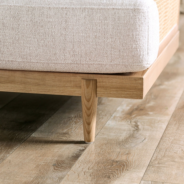 Alesund Sofa - Light Oak/Beige