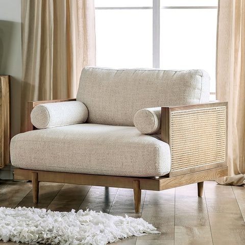 Alesund Chair - Light Oak/Beige