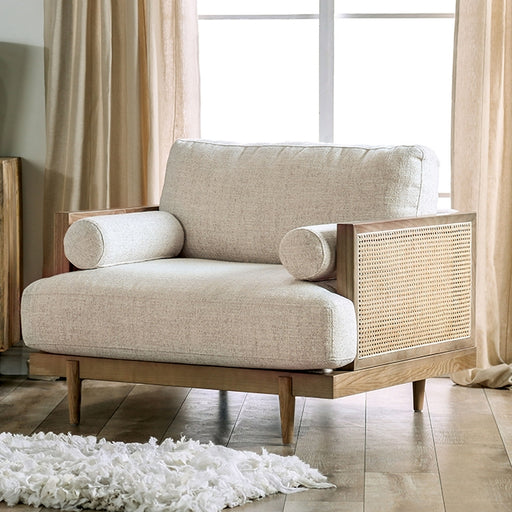 Alesund Chair - Light Oak/Beige