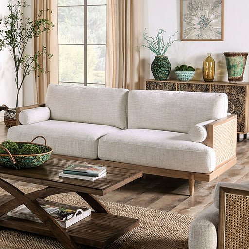 Alesund Sofa - Light Oak/Beige