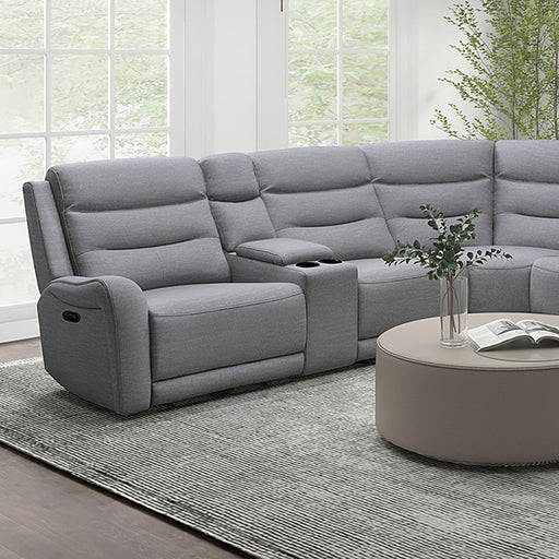 Matthias Motion Sectional - Gray