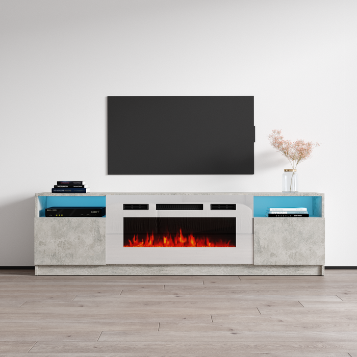 York WH02 Fireplace TV Stand