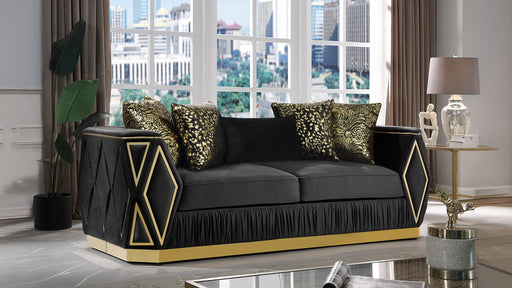 Cavalli Sofa – Cavalli Sofa Black by Galaxy Home Furnishings