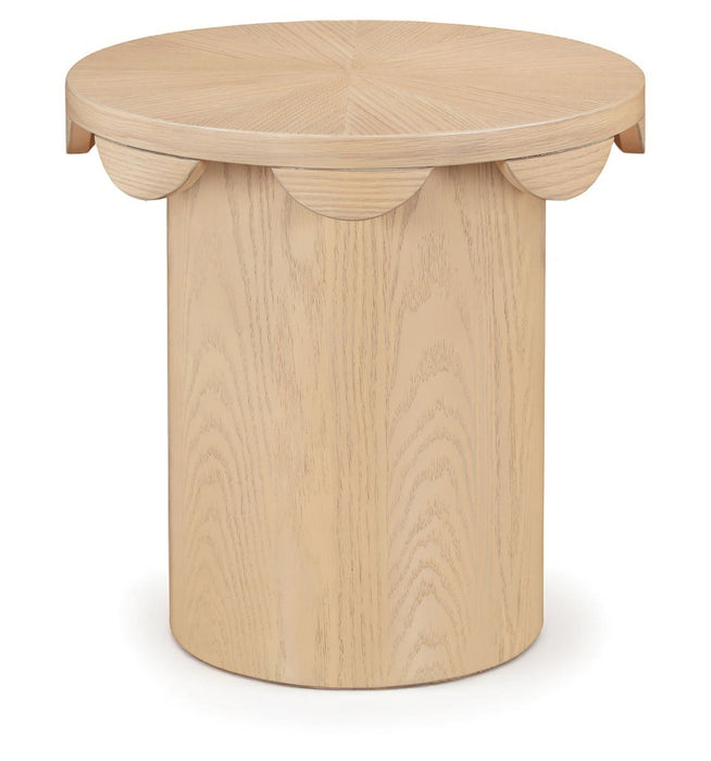 Dahlia Oak Veneer End Table
