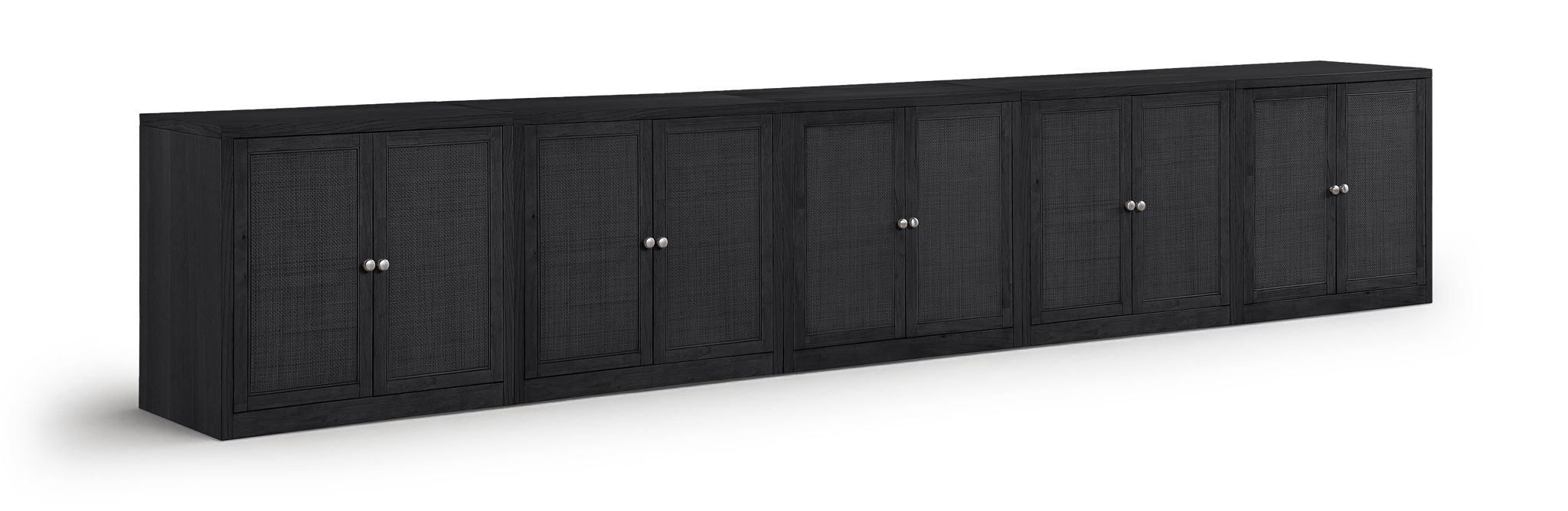 Vero Cane, Solid Wood And Oak Veneer 5pc. Sideboard/Buffet