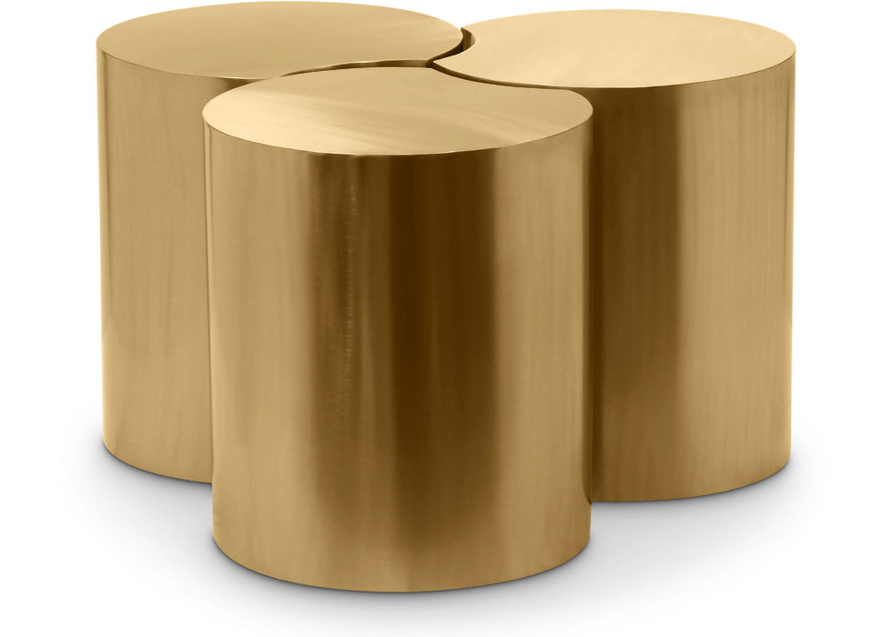 Dimple Iron Nesting 3pc. Modular Coffee Table