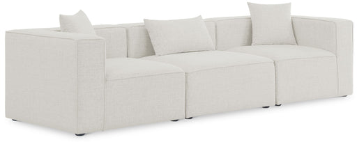 Cube 108" Fabric Upholstered 3pc. Modular Sofa
