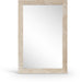 Pavia 23.5" W X 36" H Genuine Travertine Frame Mirror