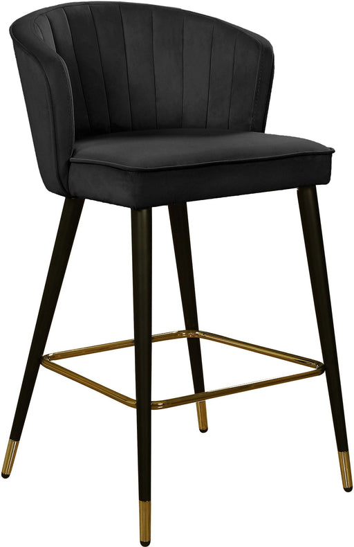 Cassie Velvet Upholstered Counter Stool