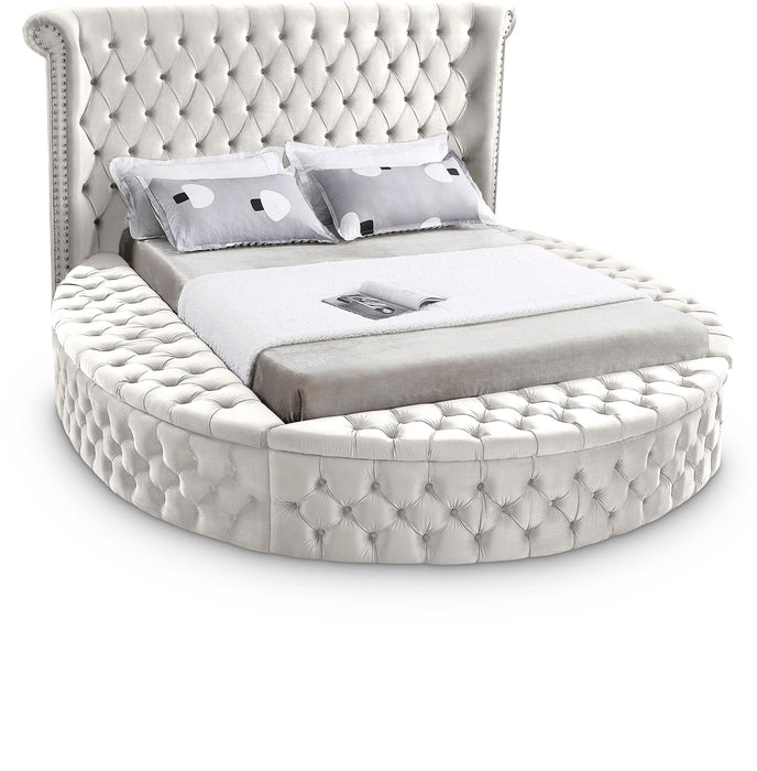 Luxus Velvet Upholstered Bed