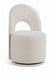 Cirelle Linen Textured Performance Fabric Upholstered Dining Chair