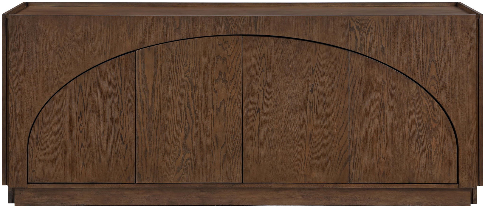 Everson Oak Veneer And Solid Wood Sideboard / Buffet
