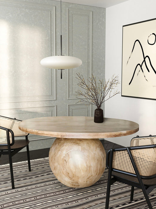 Halton 52" Acacia Wood Dining Table