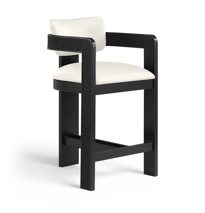 Sacha Vegan Leather Upholstered Counter Stool