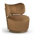 Elara Velvet Upholstered Swivel Chair