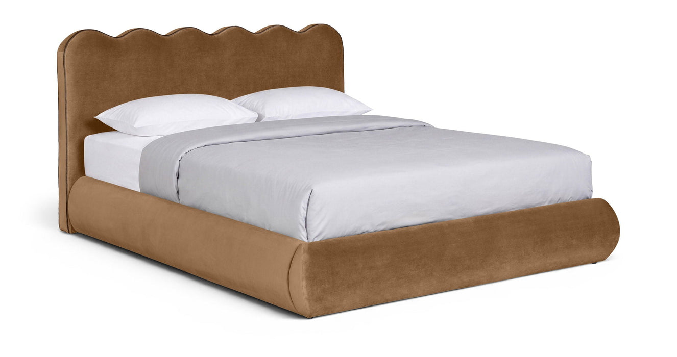 Cama tapizada de terciopelo Tempo