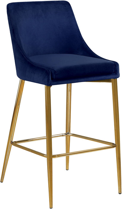 Karina Velvet Upholstered Counter Stool